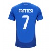 Italien Davide Frattesi #7 Heimtrikot EM 2024 Kurzarm